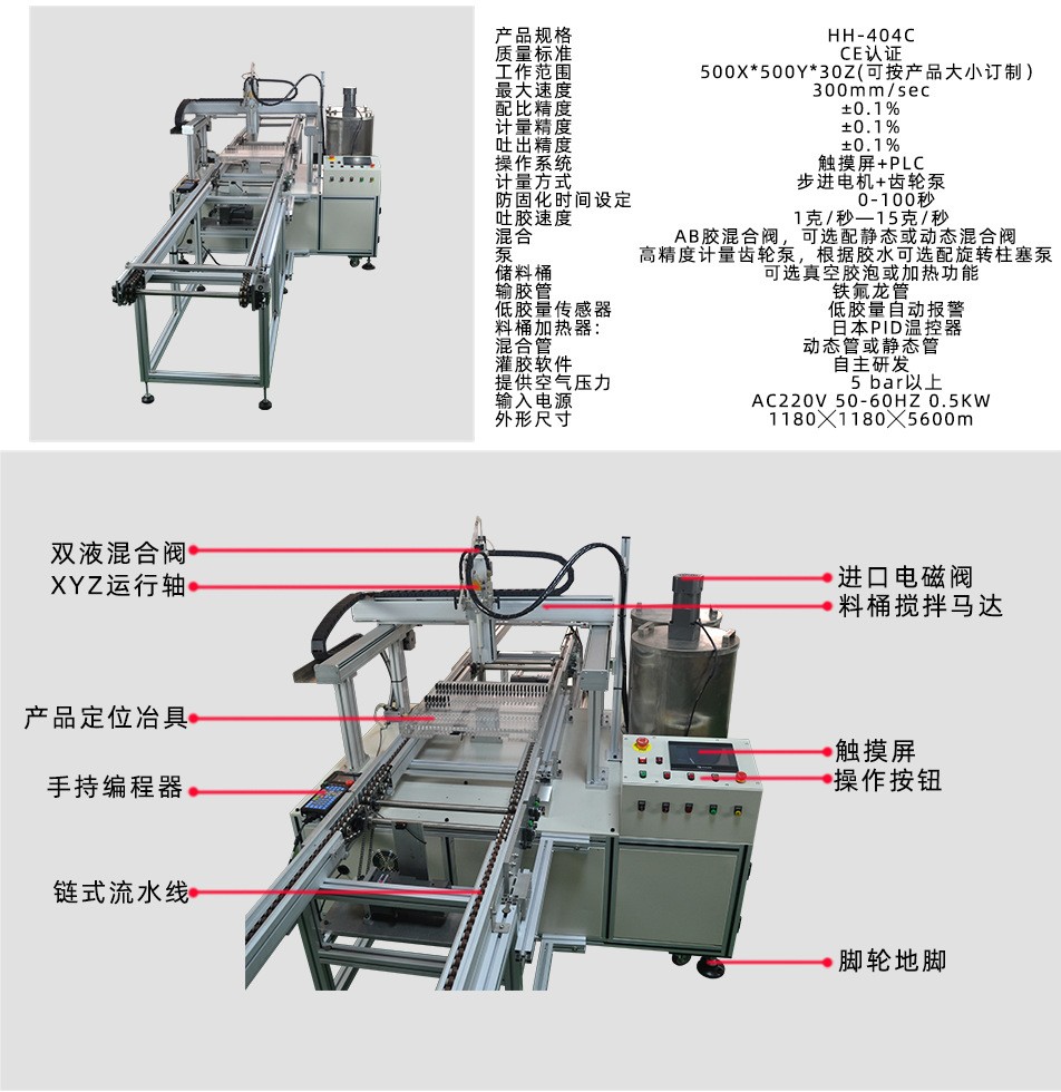 流水線灌膠機WT407